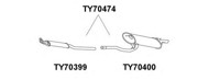 Глушитель выхлопных газов конечный TY70474 VENEPORTE