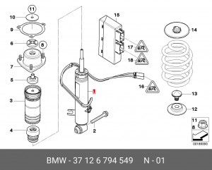 Амортизатор подвески 37 12 6 794 549 BMW