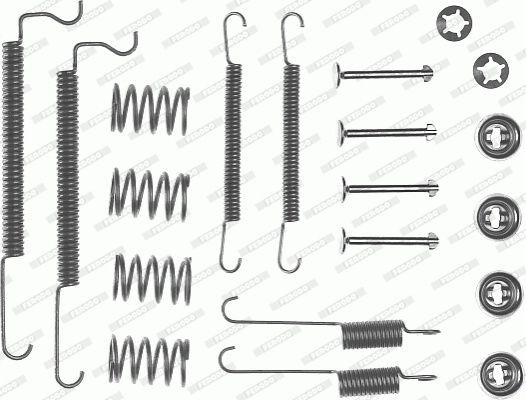 Комплектующие, тормозная колодка FBA34 FERODO