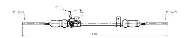 Рулевой механизм DSR101L DELCO REMY