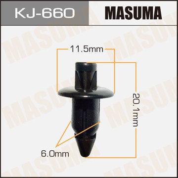 Клипса крепежная KJ660 MASUMA