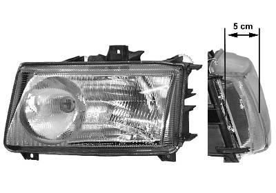 Основная фара 4913963V VAN WEZEL