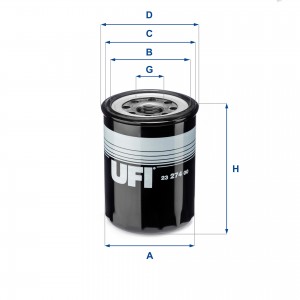 Масляный фильтр 23.274.00 UFI