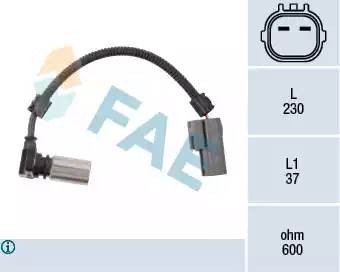 Датчик частоты вращения, управление двигателем 79085 FAE