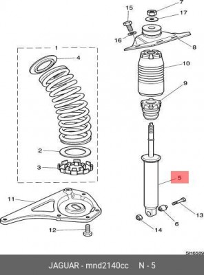 Деталь MND2140CC JAGUAR