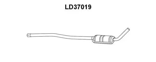 Предглушитель выхлопных газов LD37019 VENEPORTE