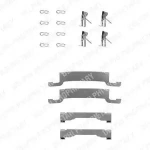 Комплектующие, колодки дискового тормоза LX0243 DELPHI