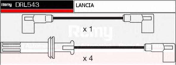 Ккомплект проводов зажигания DRL543 DELCO REMY