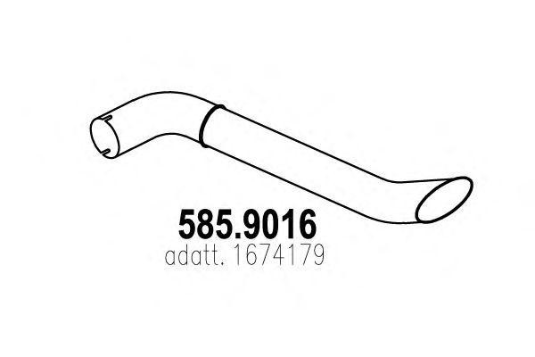 Выпускной трубопровод 5859016 ASSO