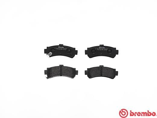 Комплект тормозных колодок, диско P56035 BREMBO