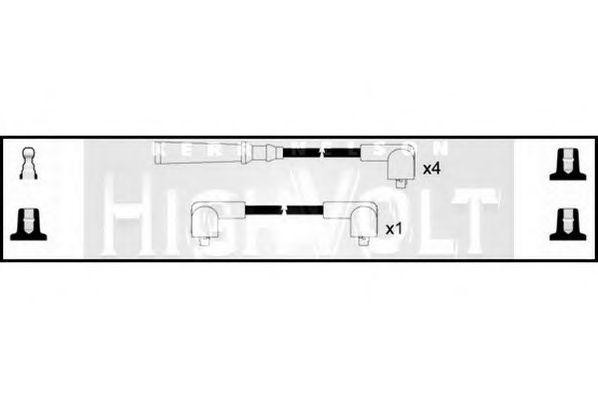 Ккомплект проводов зажигания OEF103 STANDARD
