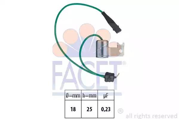 Конденсатор, система зажигания 0.0179.112 FACET