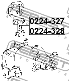 Рычаг подвески 0224-327 FEBEST
