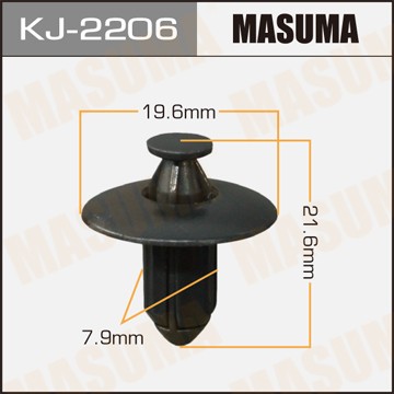 Клипса крепежная KJ2206 MASUMA