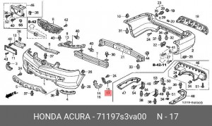 Деталь 71197S3VA00 HONDA