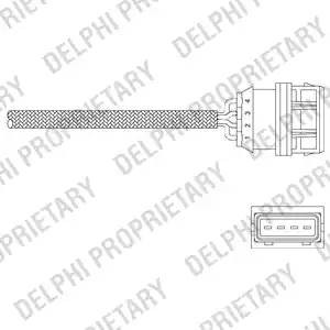 Лямбда-зонд ES1103612B1 DELPHI