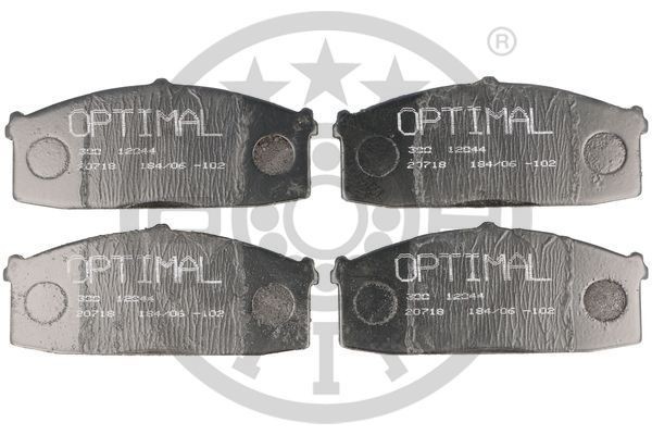 Комплект тормозных колодок, диско 12064 OPTIMAL