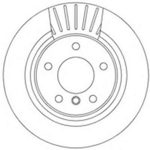 Тормозной диск 562316B BENDIX JURID