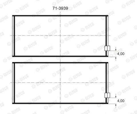 Подшипник 71-3939 GLYCO