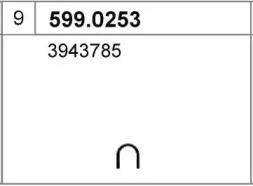 Монтажный комплект, глушитель 5990253 ASSO