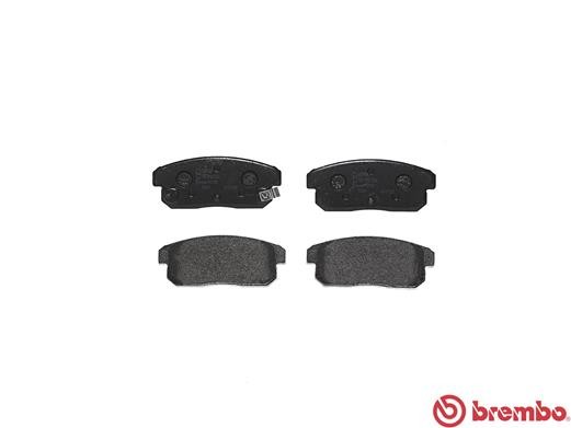 Комплект тормозных колодок, диско P49035 BREMBO