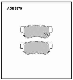 Колодки тормозные дисковые ADB3879 ALLIED NIPPON