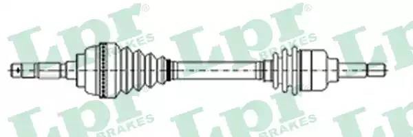 Приводной вал DS21053 LPR