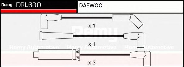 Ккомплект проводов зажигания DRL630 DELCO REMY