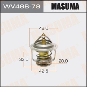 Термостат системы охлаждения WV48B-78 MASUMA