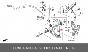 Деталь 90118STXA00 HONDA