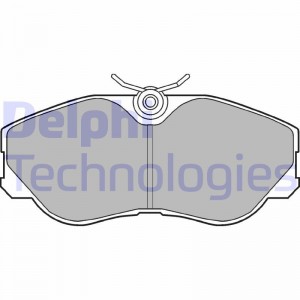 Комплект тормозных колодок, диско LP956 DELPHI