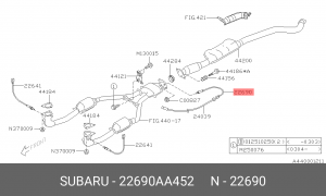 Лямбда-зонд 22690AA452 SUBARU