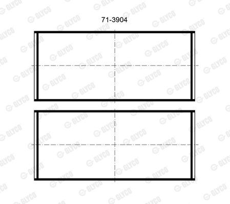 Подшипник 71-3904 GLYCO