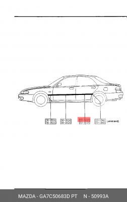 Деталь GA7C50683D PT MAZDA