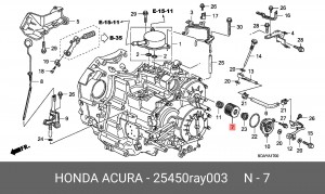 Фильтр масляный АКПП 25450-RAY-003 HONDA