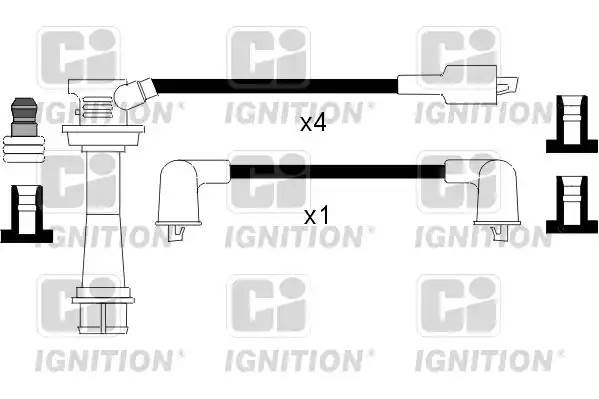 Ккомплект проводов зажигания XC877 QUINTON HAZELL