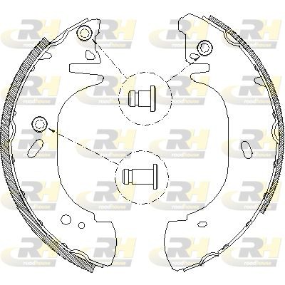 Комплект тормозных колодок 430600 ROADHOUSE