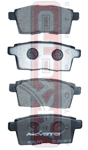 Колодки тормозные дисковые AKD-L2Y7 AKYOTO