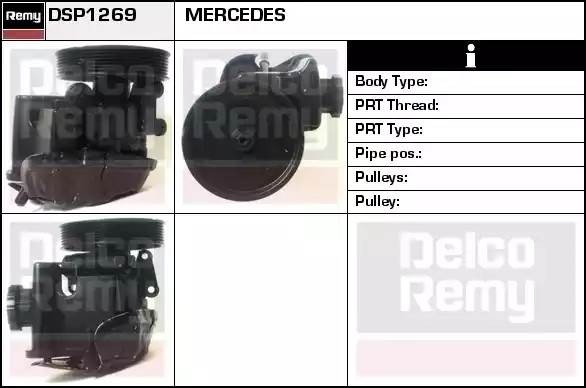 Гидравлический насос, рулевое управление DSP1269 DELCO REMY