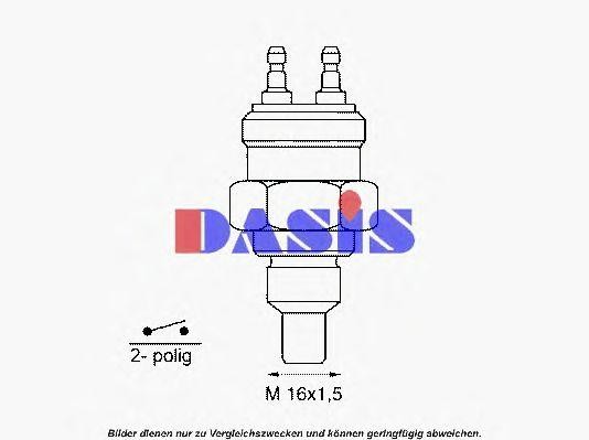 Термовыключатель, вентилятор радиатора 751603N AKS DASIS