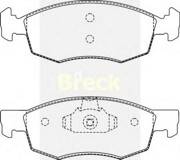 Комплект тормозных колодок, диско 20907101 BRECK