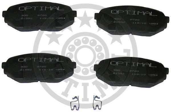 Комплект тормозных колодок, диско 9720 OPTIMAL