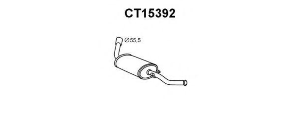 Глушитель выхлопных газов конечный CT15392 VENEPORTE