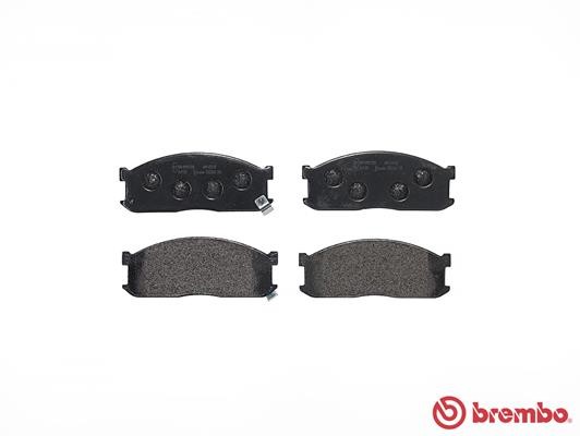 Комплект тормозных колодок, диско P49010 BREMBO