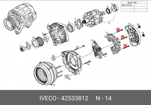 Болт 42533812 IVECO