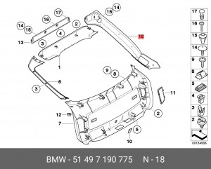 Деталь 51 49 7 190 775 BMW