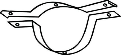 Кронштейн, система выпуска ОГ 251-289 BOSAL