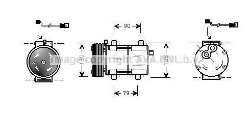 Компрессор, кондиционер FDK282 AVA