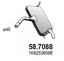 Глушитель выхлопных газов конечный 587088 ASSO
