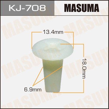 Клипса крепежная KJ708 MASUMA